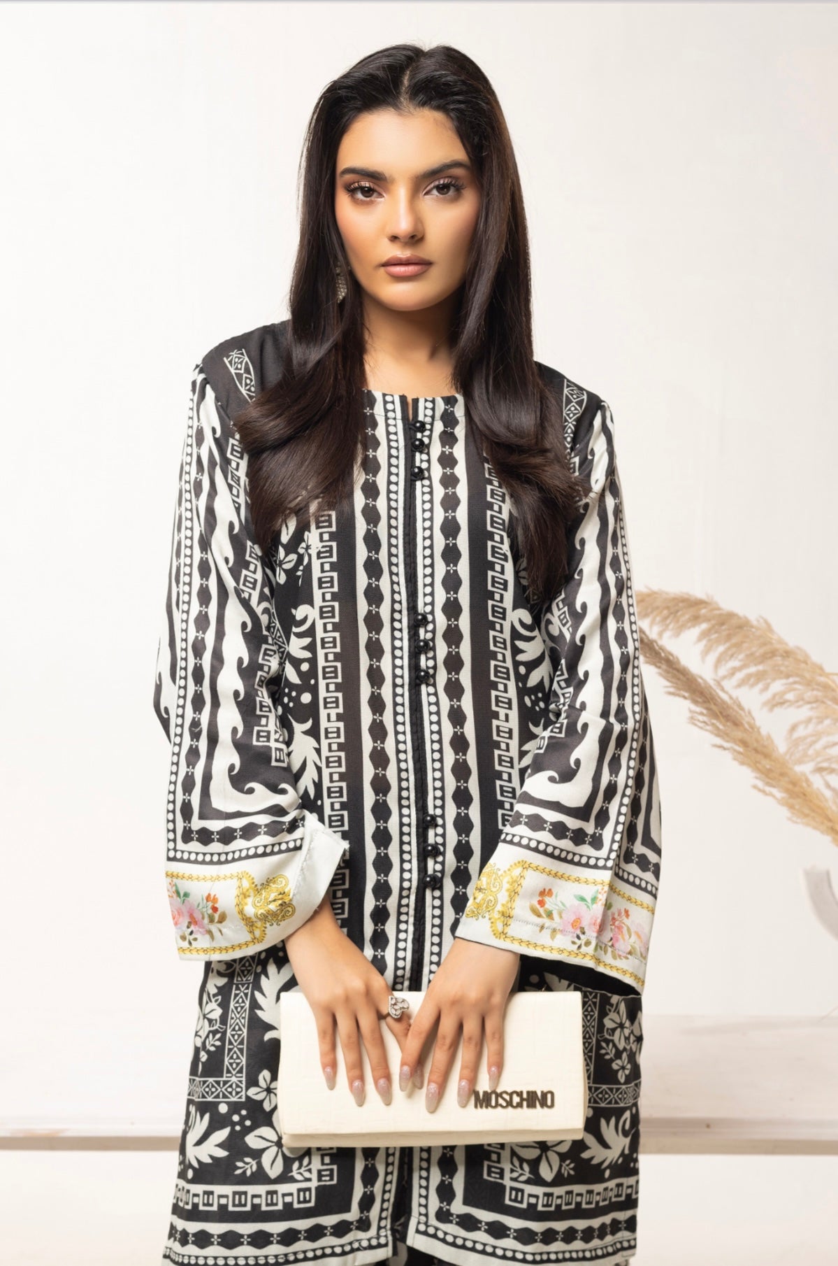 SOHO CHIC BY SIMRANS 2PC DIGITAL PRINTED READYMADE-SCS024