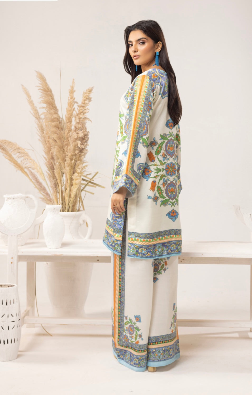 SOHO CHIC BY SIMRANS 2PC DIGITAL PRINTED READYMADE-SCS025