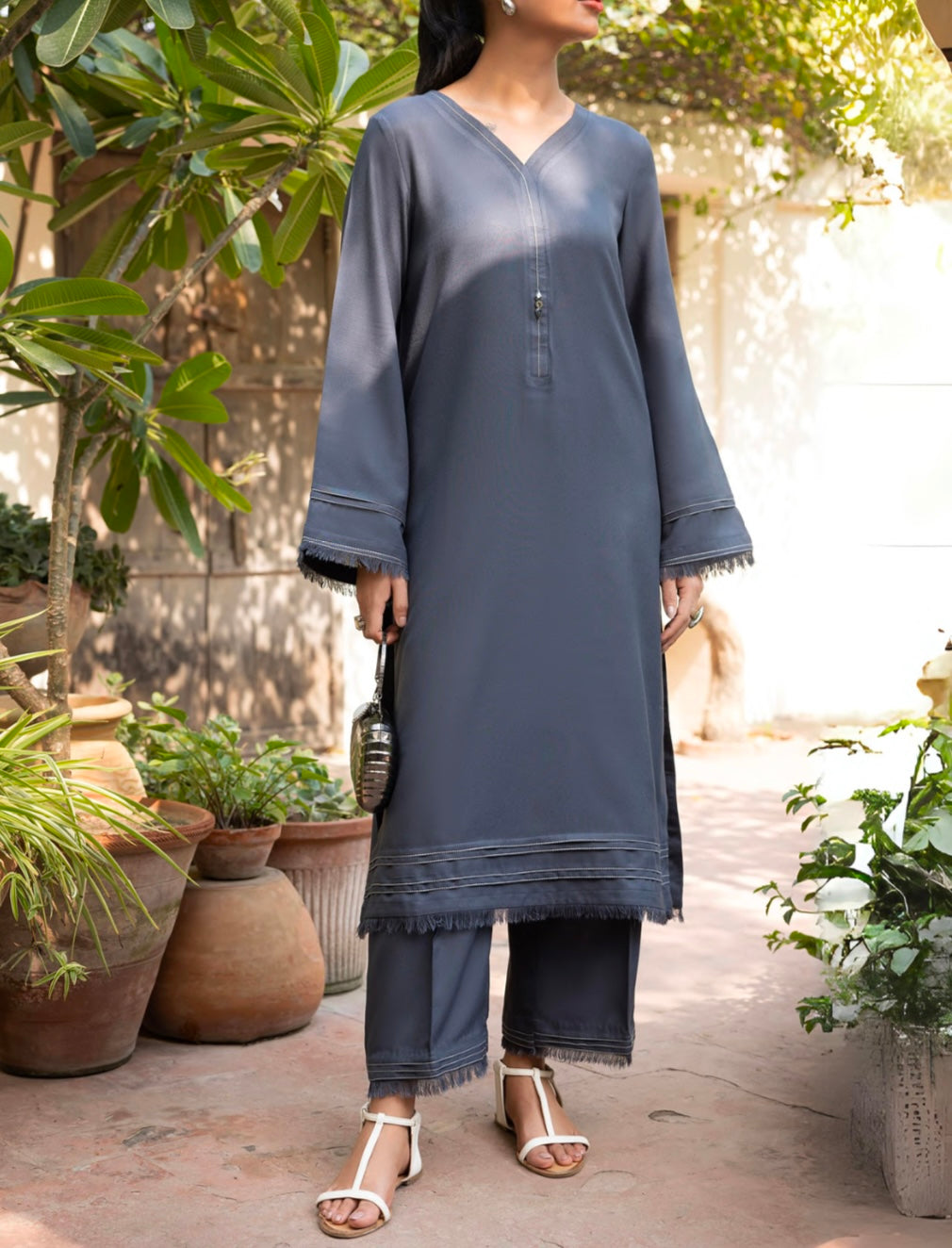 CASUALLITE ‘LINEN BASICS VOL 2’ | DHANAK 2PC READYMADE | MIRHA SPECIAL -310