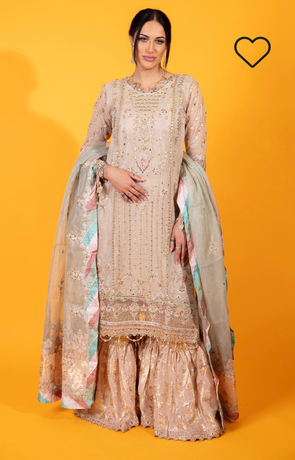 SIMRANS Aik Atelier Formal Embroidered Chiffon 3 Piece Dress ASC-3254