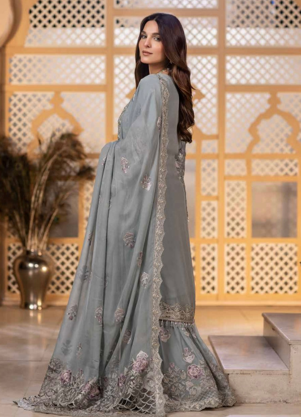 SIMRANS DASTAN EXCLUSIVE CHIFFON COLLECTION READYMADE HEAVENLY HUES- 05