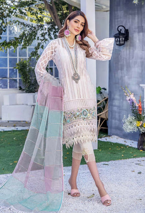 KHUDA BAKSH CREATIONS | EMBROIDERED 3PC READY TO WEAR  | M-102