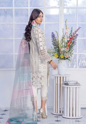 KHUDA BAKSH CREATIONS | EMBROIDERED 3PC READY TO WEAR | M-101