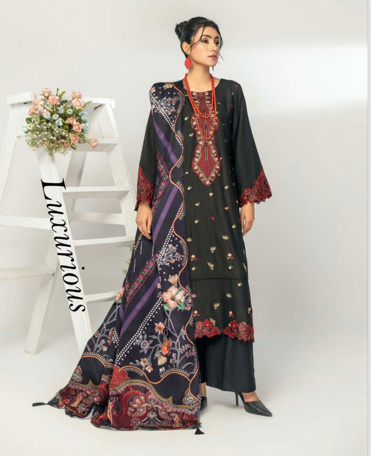 ALPINE BY SIMRANS 3PC EMBROIDERED WINTER EDIT-024