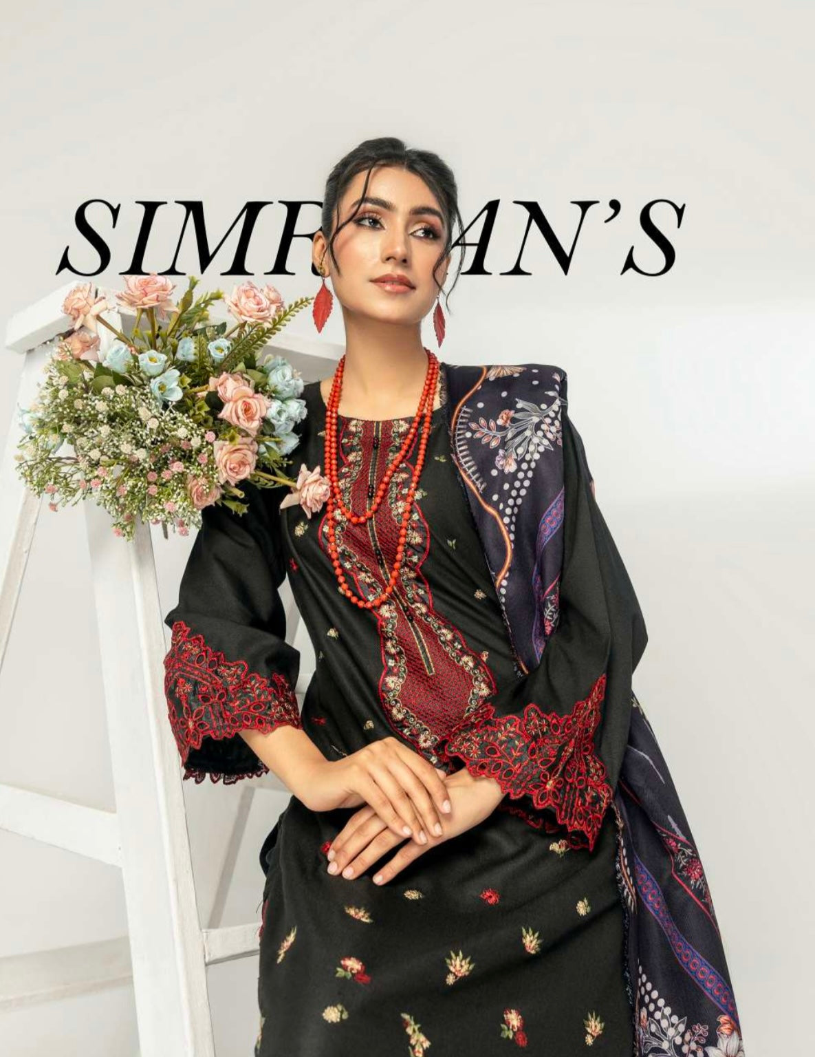 ALPINE BY SIMRANS 3PC EMBROIDERED WINTER EDIT-024