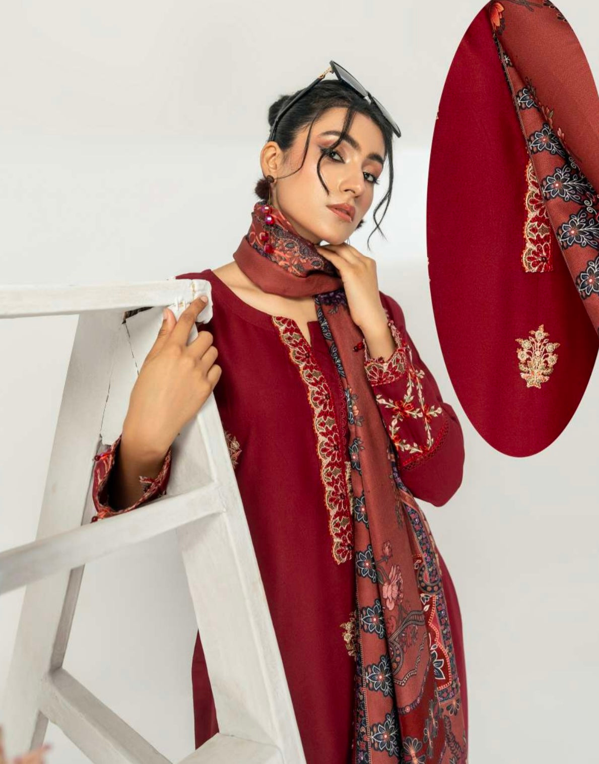 ALPINE BY SIMRANS 3PC EMBROIDERED WINTER EDIT-022