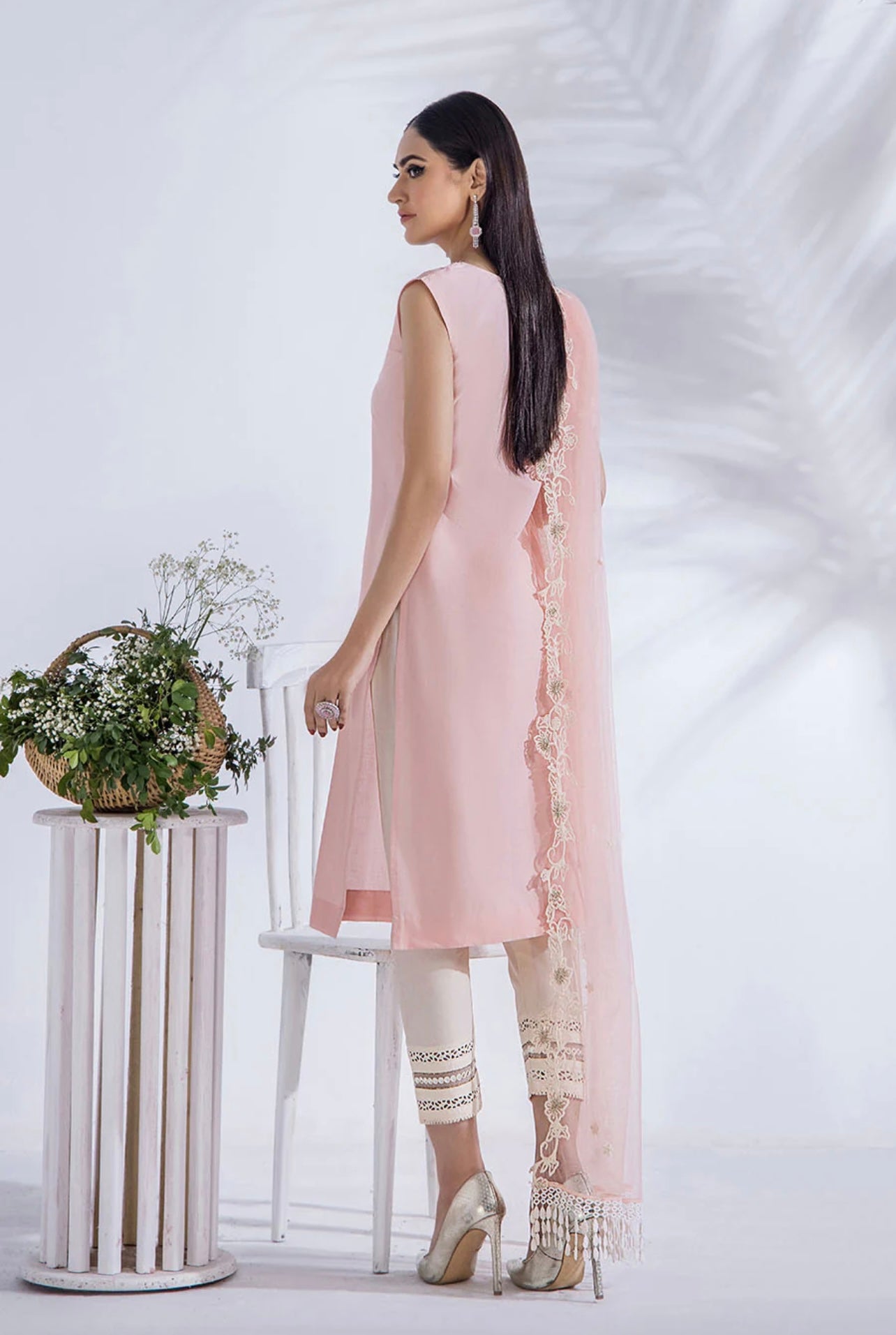 KHUDA BAKSH CREATIONS | EMBROIDERED 3PC READY TO WEAR | M-106
