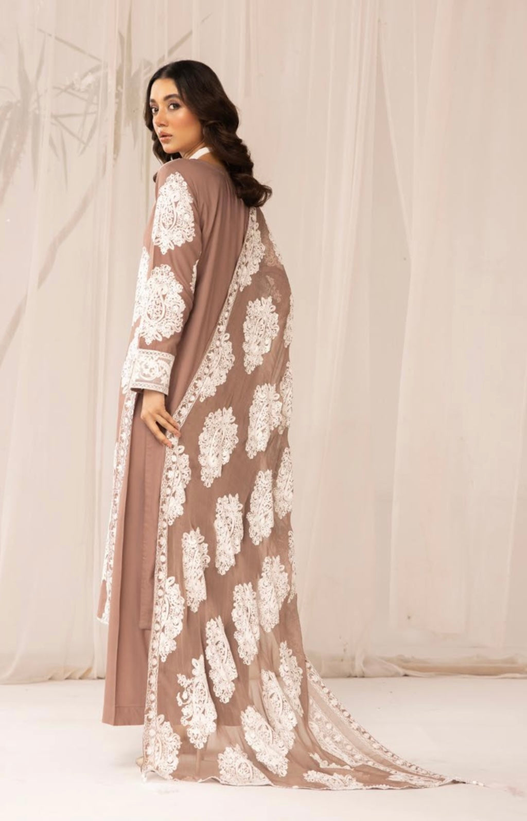 SIMRANS Jannat linen mother and daughter/kids collection 3 piece suit Readymade JMDC014