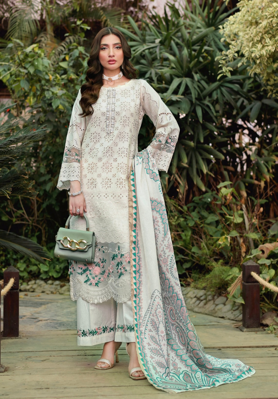 SIMRANS LUXURY LAWN MUMMY & ME/kids READYMADE-SEEL904