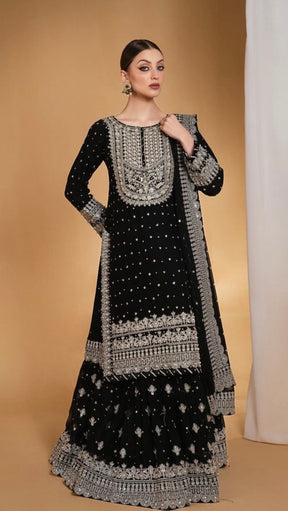Asim Jofa Inspired Mummy & Me/kids 3 Piece Farshi Gharara Outfit SIMRANS