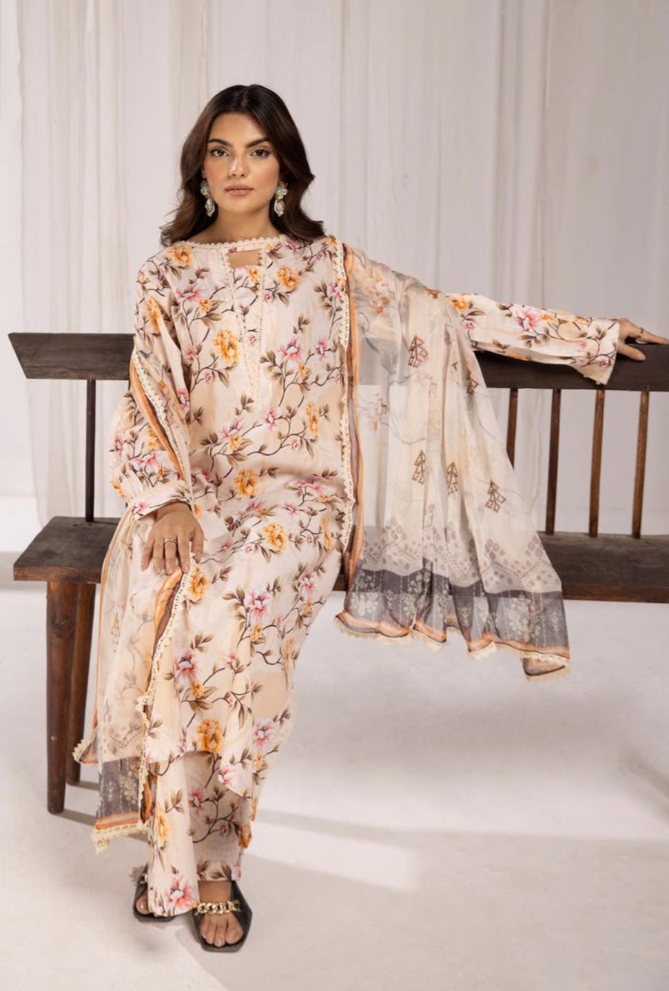 SIMRANS ‘S PRINTS’ | COTTON PRINTS 3PC READYMADE | SM551