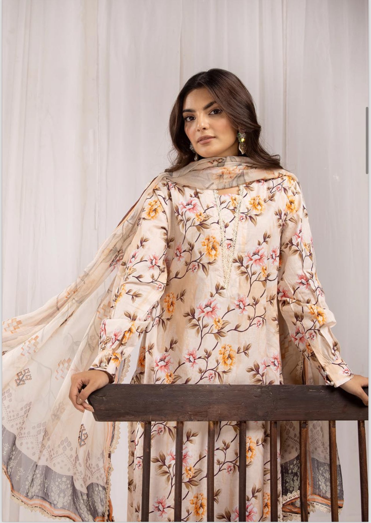 SIMRANS ‘S PRINTS’ | COTTON PRINTS 3PC READYMADE | SM551