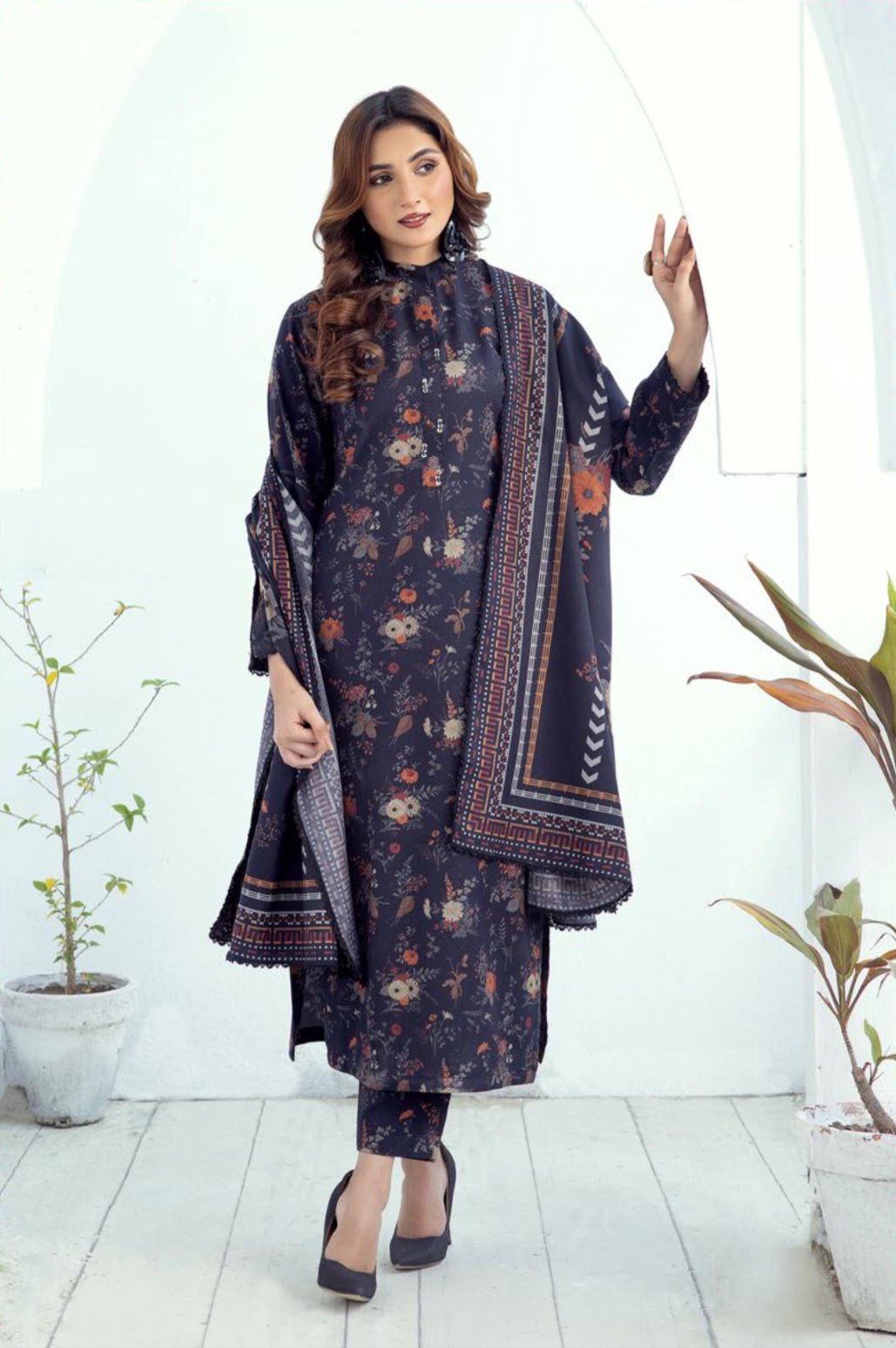 SIMRANS ‘S PRINTS’ | COTTON PRINTS 3PC READYMADE | SM552