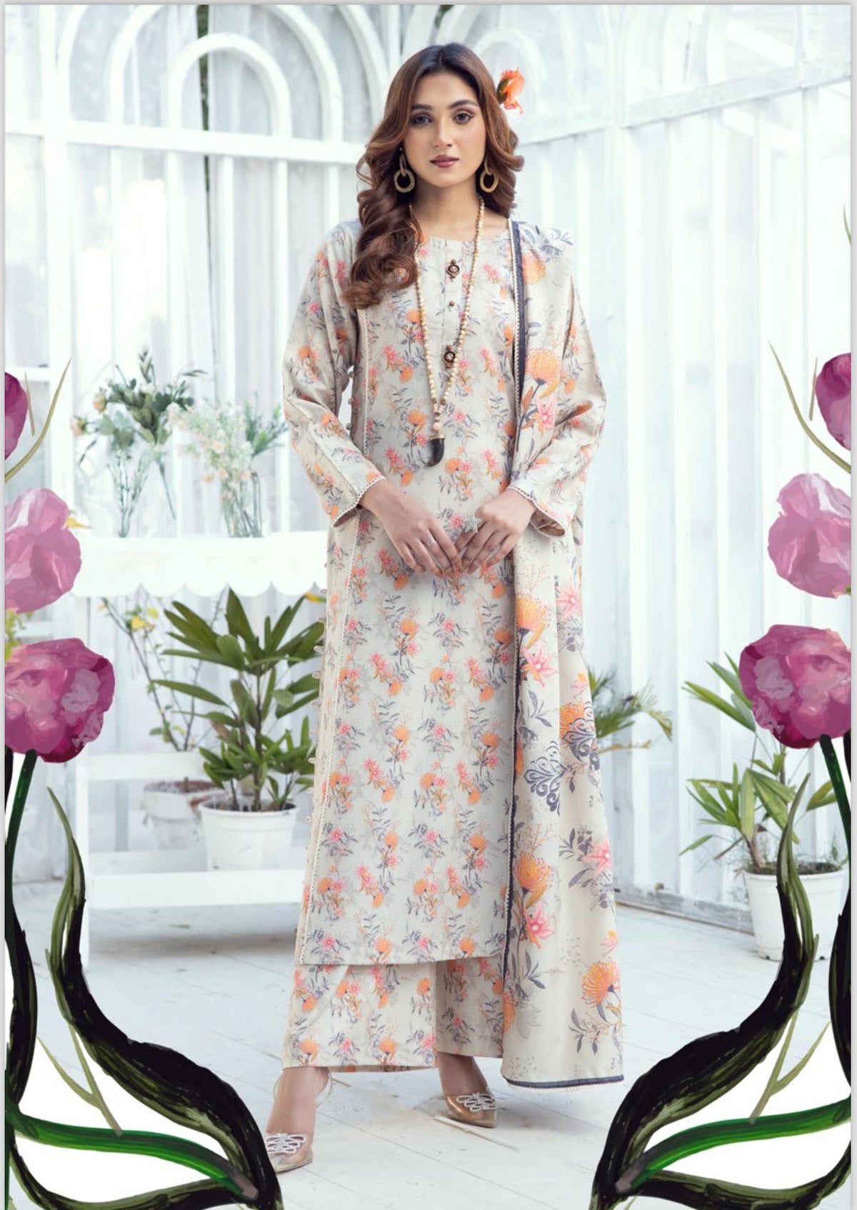 SIMRANS ‘S PRINTS’ | COTTON PRINTS 3PC READYMADE | SM553