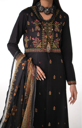CASUAL LITE ‘GUL POSH’ | LUXURY EMBROIDERED COTTON READYMADE | MS206 MIRHA SPECIAL
