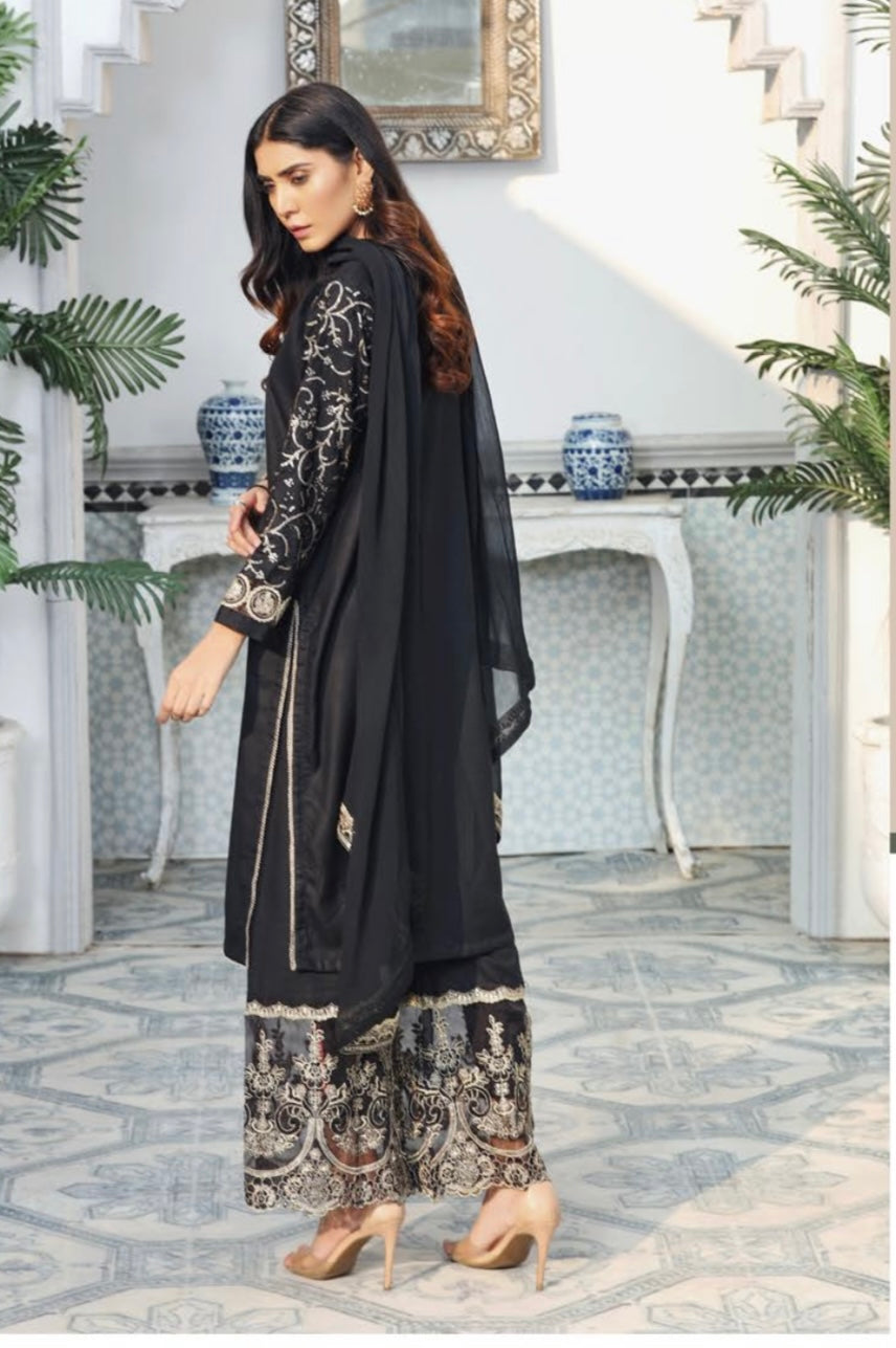 SIMRANS | EMBROIDERED DHANAK READYMADE |SDR03