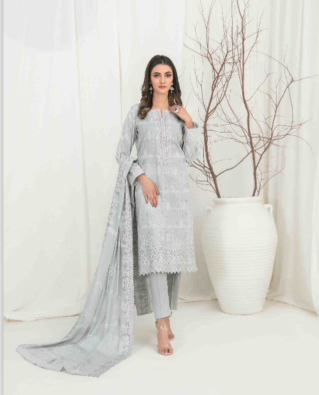 TAWAKKAL ‘GULSHANARA’ | EMBROIDERED LAWN READYMADE | D2866