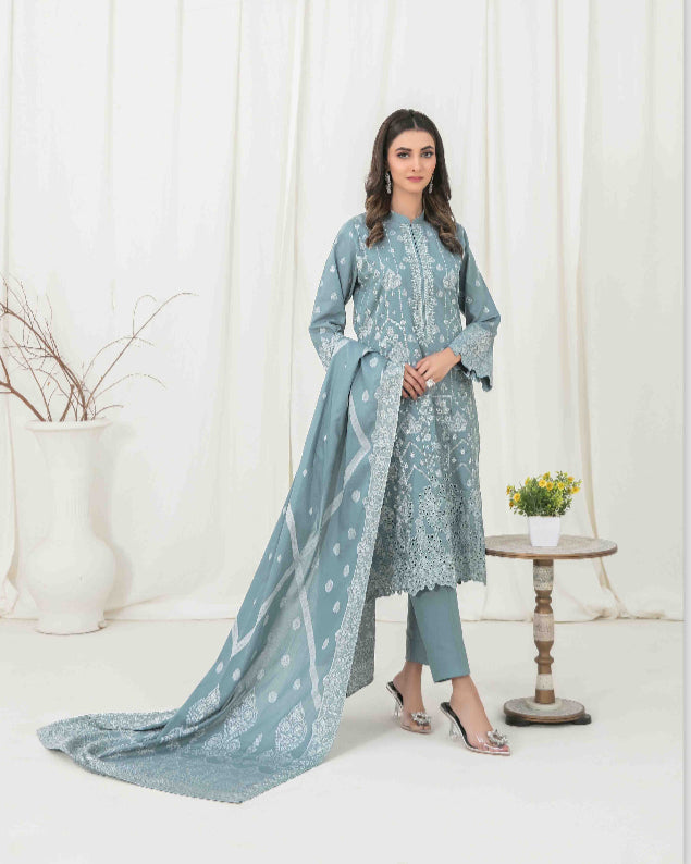 TAWAKKAL ‘GULSHANARA’ | EMBROIDERED LAWN READYMADE | D2868