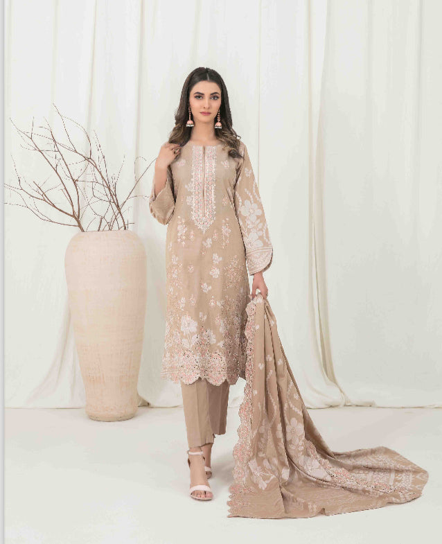 TAWAKKAL ‘GULSHANARA’ | EMBROIDERED LAWN READYMADE | D2870