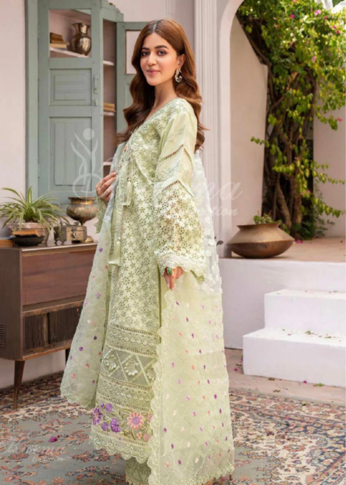 KARMA COLLECTION | EMBROIDERED COTTON READYMADE | KMA-1376