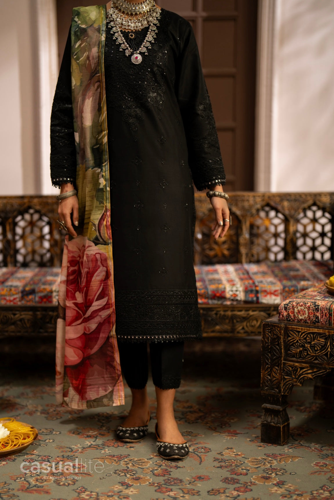 MIRHA SPECIAL TEHWAAR’ VOL 2| LUXURY EMBROIDERED COTTON READYMADE | MS183