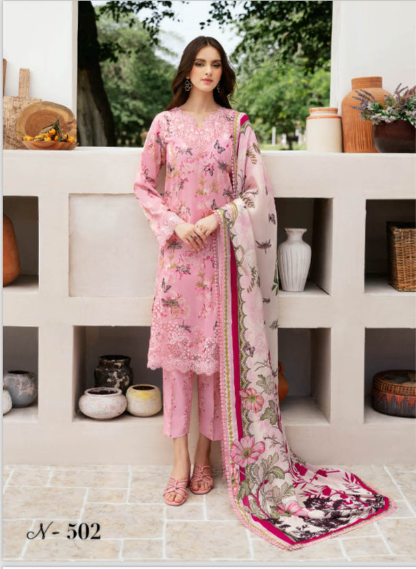 RAMSHA ‘RANGREZ’ | EMBROIDERED LAWN READYMADE | L1103