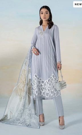 SIMRANS MARIA B INSPIRED 3PIECE DYED LAWN SUIT | MPS-2109-A
