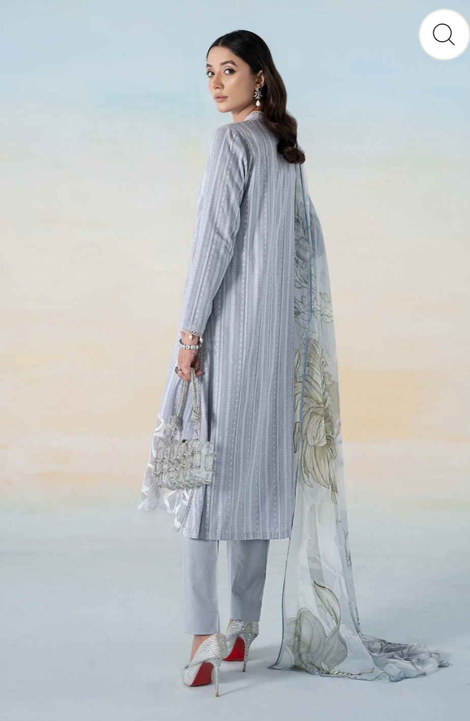 SIMRANS MARIA B INSPIRED 3PIECE DYED LAWN SUIT | MPS-2109-A