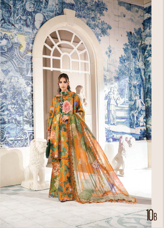 MARIA B UNSTITCHED | EID M PRINTS 2024 | MPT-2212