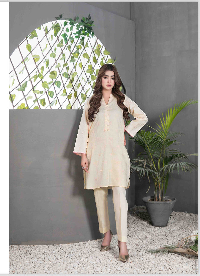 TAWAKKAL PATTERNS BROSHIA BANARSI 2PC READYMADE D-2770