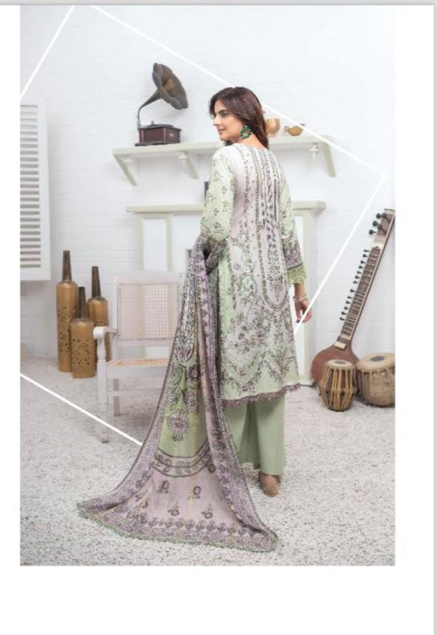 MUNIRA | EMBROIDERED LAWN READYMADE | MUL07