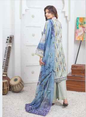 MUNIRA | EMBROIDERED LAWN READYMADE | MUL10