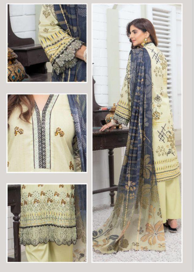 MUNIRA | EMBROIDERED LAWN READYMADE | MUL12