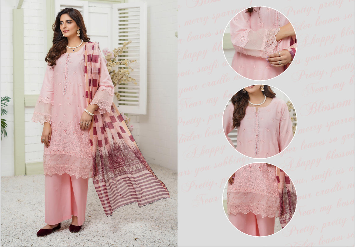 MUNIRA | EMBROIDERED LAWN READYMADE | MVL05