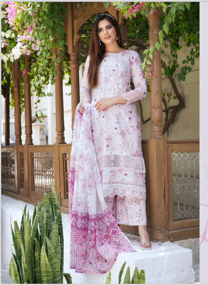 SEHAR BY SIMRANS CHIKANKARI 3PC READYMADE SM461