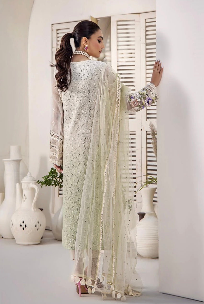 KHUDA BAKSH CREATIONS | EMBROIDERED 3PC READY TO WEAR | M-2252