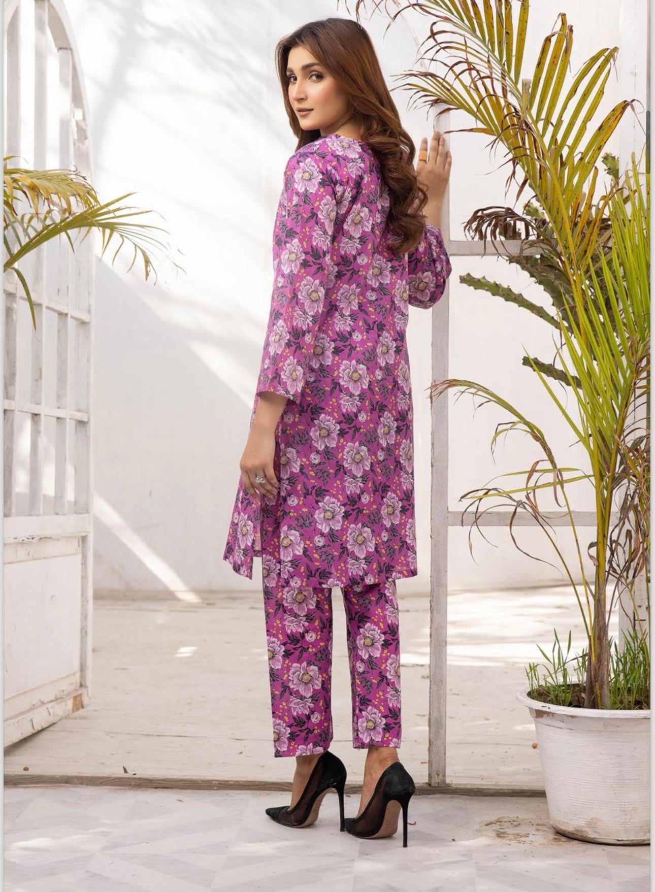 SIMRANS ‘ROZANA CO-ORDS’ | PRINTED LAWN 2PC READYMADE | SM482