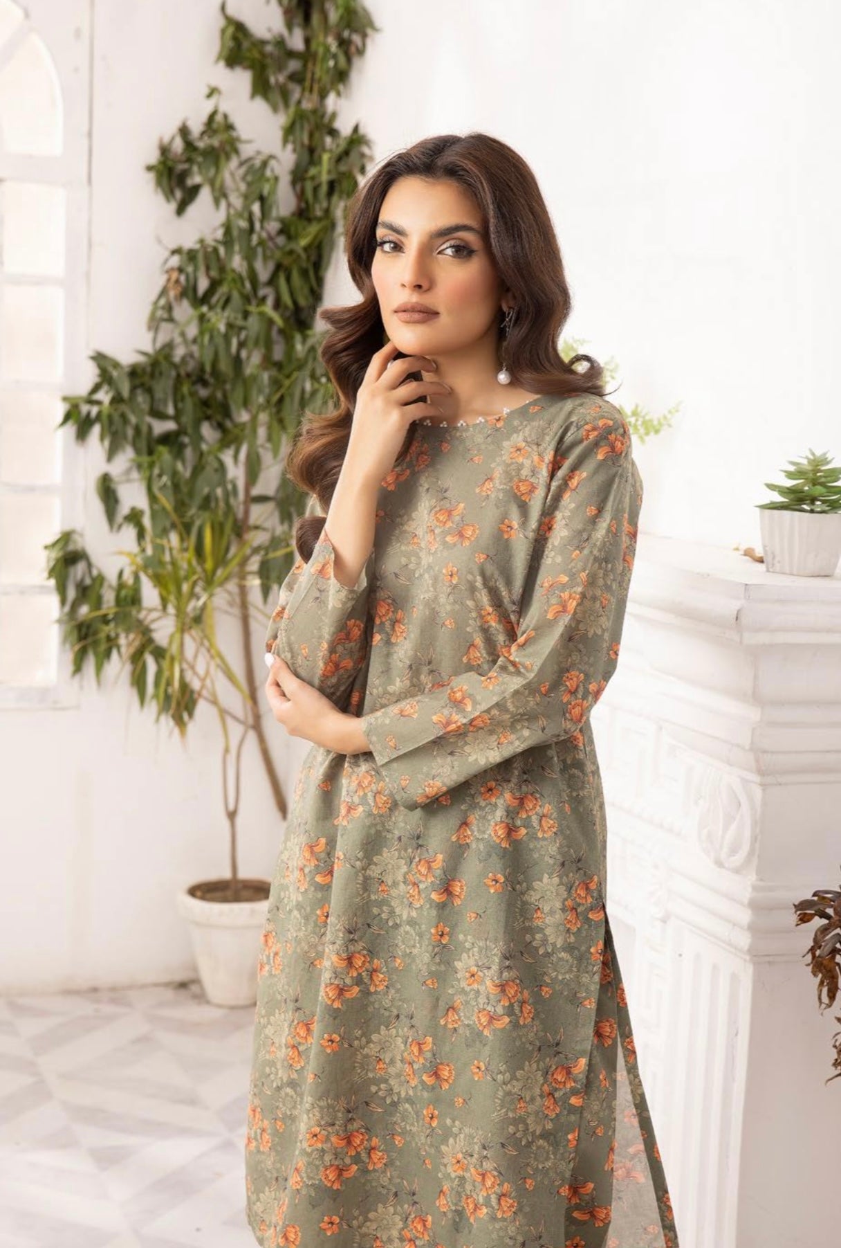 SIMRANS ‘ROZANA CO-ORDS’ | PRINTED LAWN 2PC READYMADE | SM478