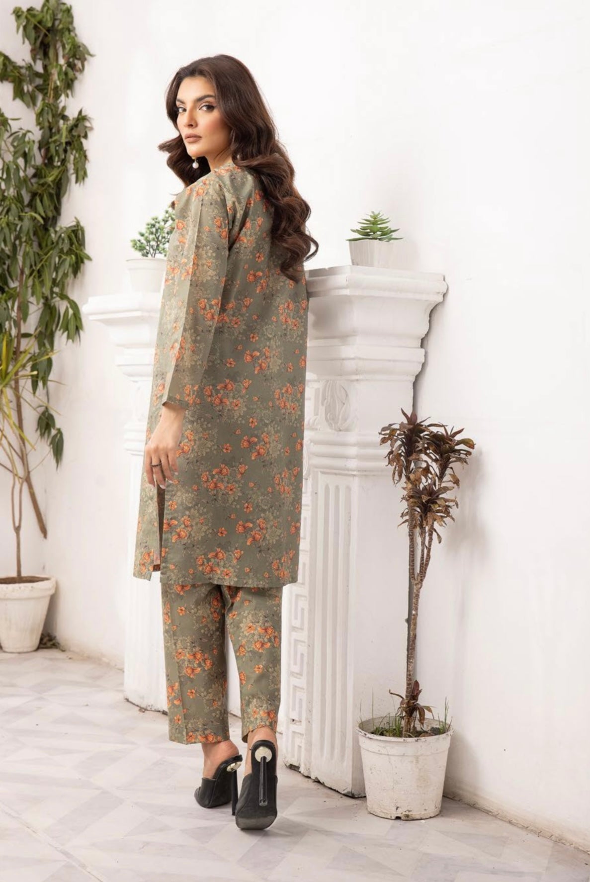 SIMRANS ‘ROZANA CO-ORDS’ | PRINTED LAWN 2PC READYMADE | SM478