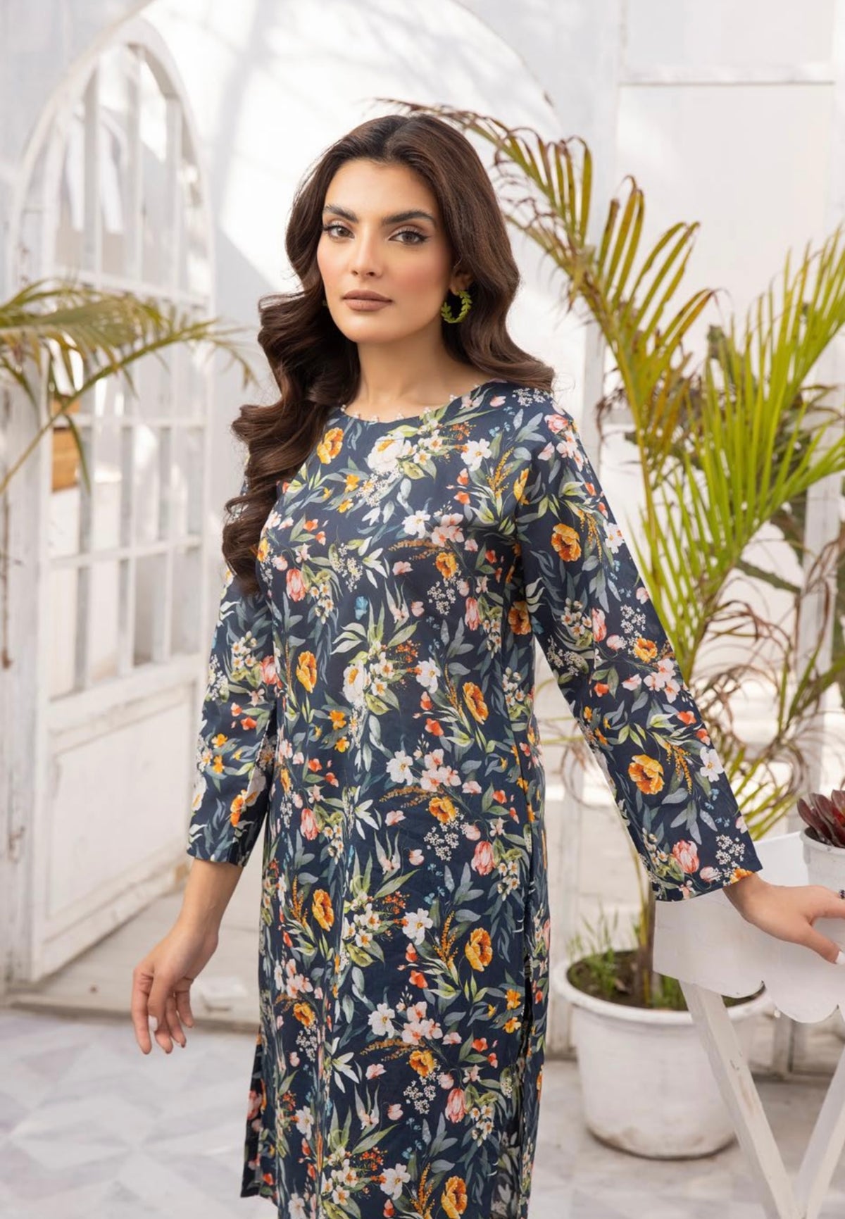 SIMRANS ‘ROZANA CO-ORDS’ | PRINTED LAWN 2PC READYMADE | SM477