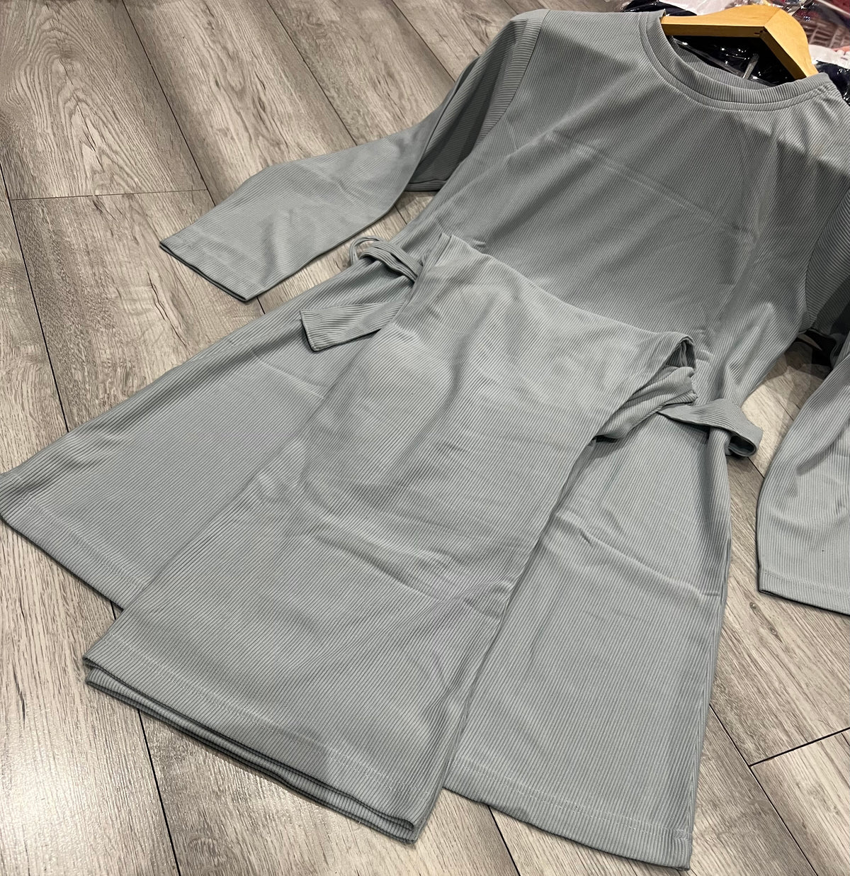 Simrans 2 Piece Grey knitwear co-ord set 202