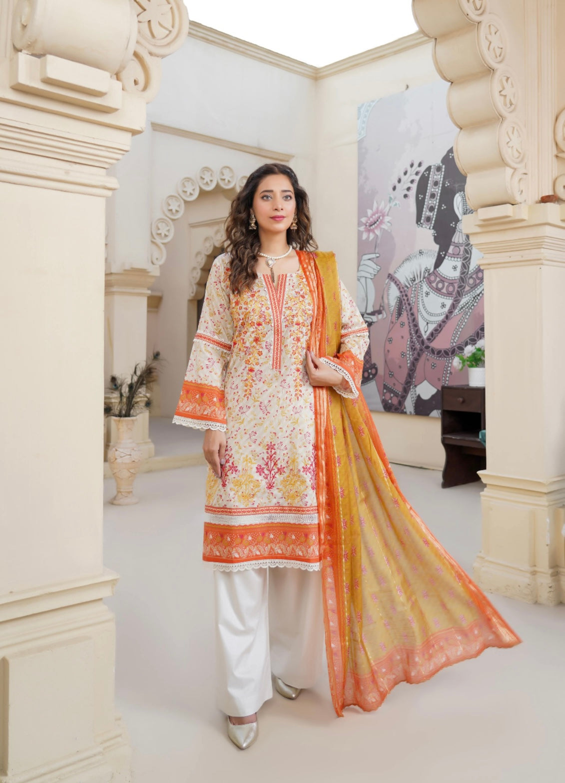 MUNIRA | EMBROIDERED LAWN READYMADE | MTL02