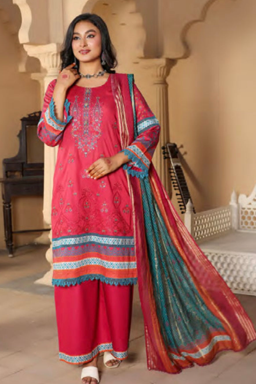 MUNIRA | EMBROIDERED LAWN READYMADE | MTL012