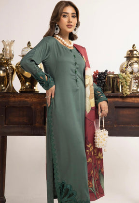 SIMRANS FLORENCE MARINA Embroidered 3 Piece Winter Outfit With Shawl HMS024