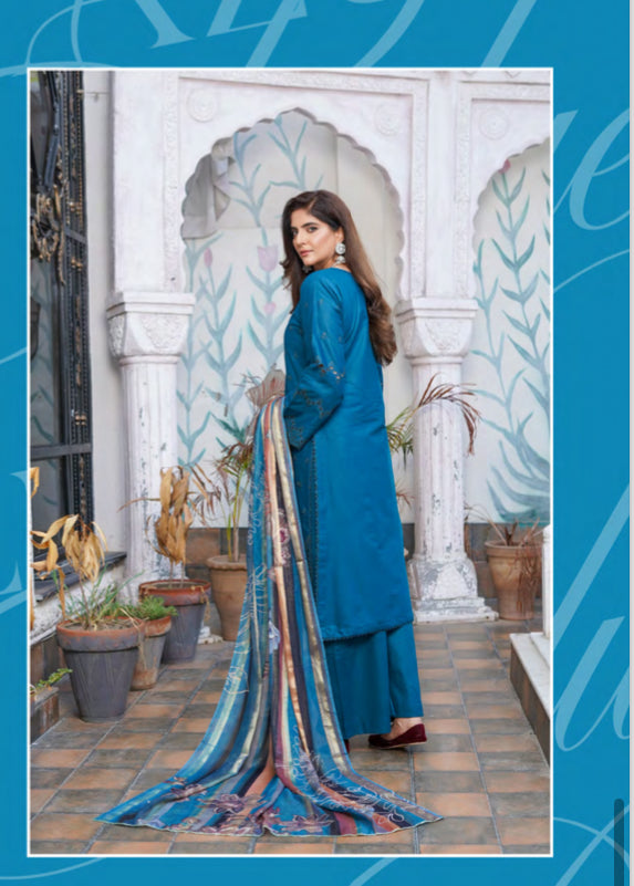 MUNIRA | EMBROIDERED LAWN READYMADE | MVL09