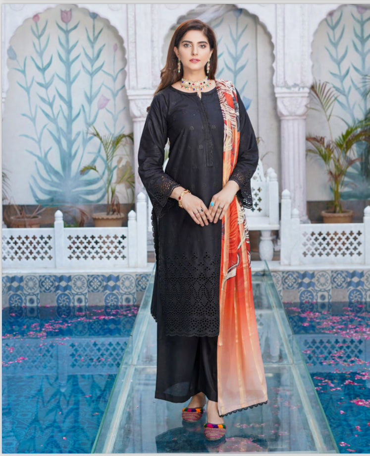 MUNIRA | EMBROIDERED LAWN READYMADE | MVL10