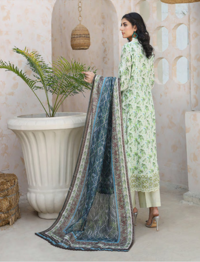 MUNIRA | EMBROIDERED LAWN READYMADE | MFL06