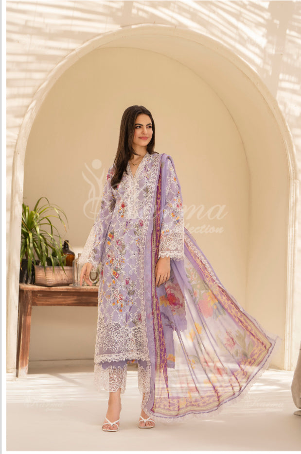 KARMA ‘GUL POSH’ | EMBROIDERED COTTON READYMADE | KMA-1374