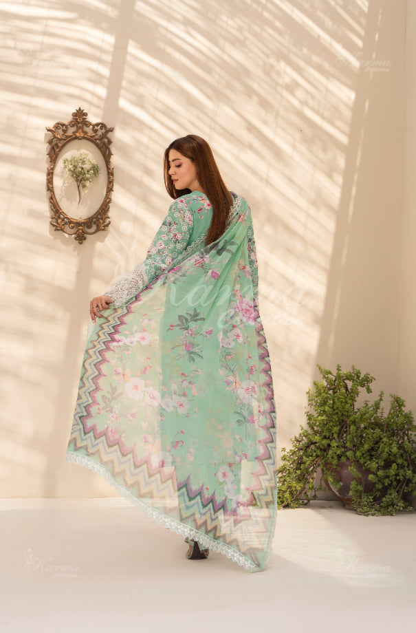 KARMA ‘GUL POSH’ | EMBROIDERED COTTON READYMADE | KMA-1375