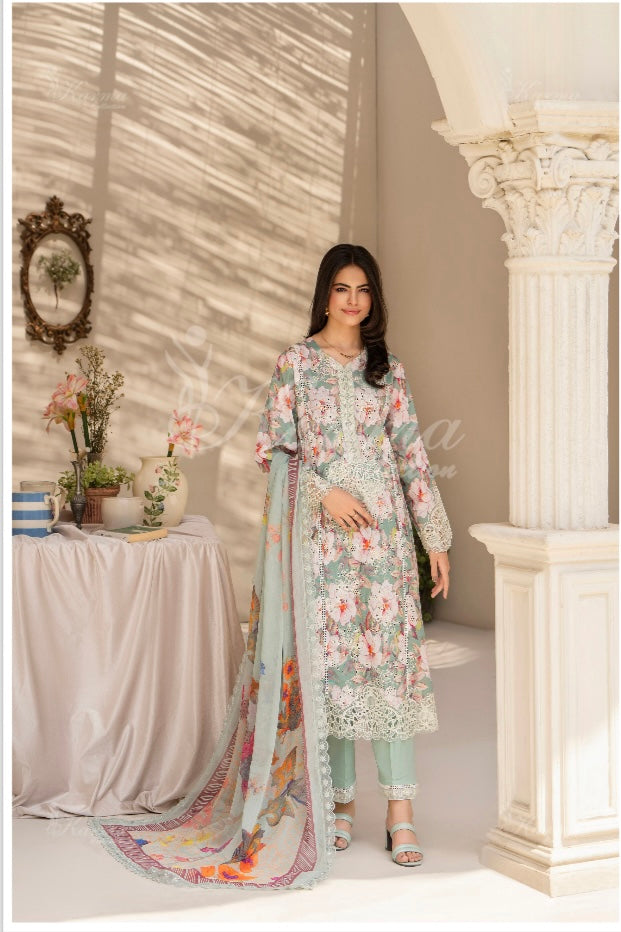 KARMA ‘GUL POSH’ | EMBROIDERED COTTON READYMADE | KMA-1378